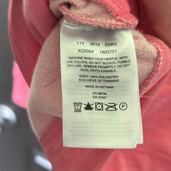 Columbia pink hooded sweatshirt size medium - Picture 6 of 6